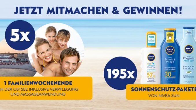 NIVEA SUN Gewinnspiel NIVEA SUN Gewinnspiel
